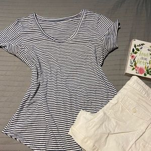 Ana navy and white T-shirt